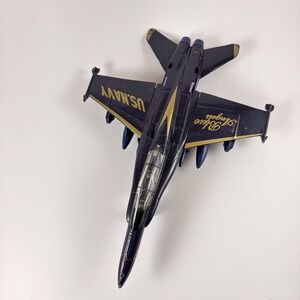 Blue Angels US Navy F/A-18 Hornet Diecast Fighter Jet Model M7343 9.5 Inch